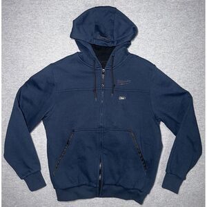 Milwaukee M12 Hoodie Mens Medium Navy Heated - W/ Battery Adapter, NO BATTERY